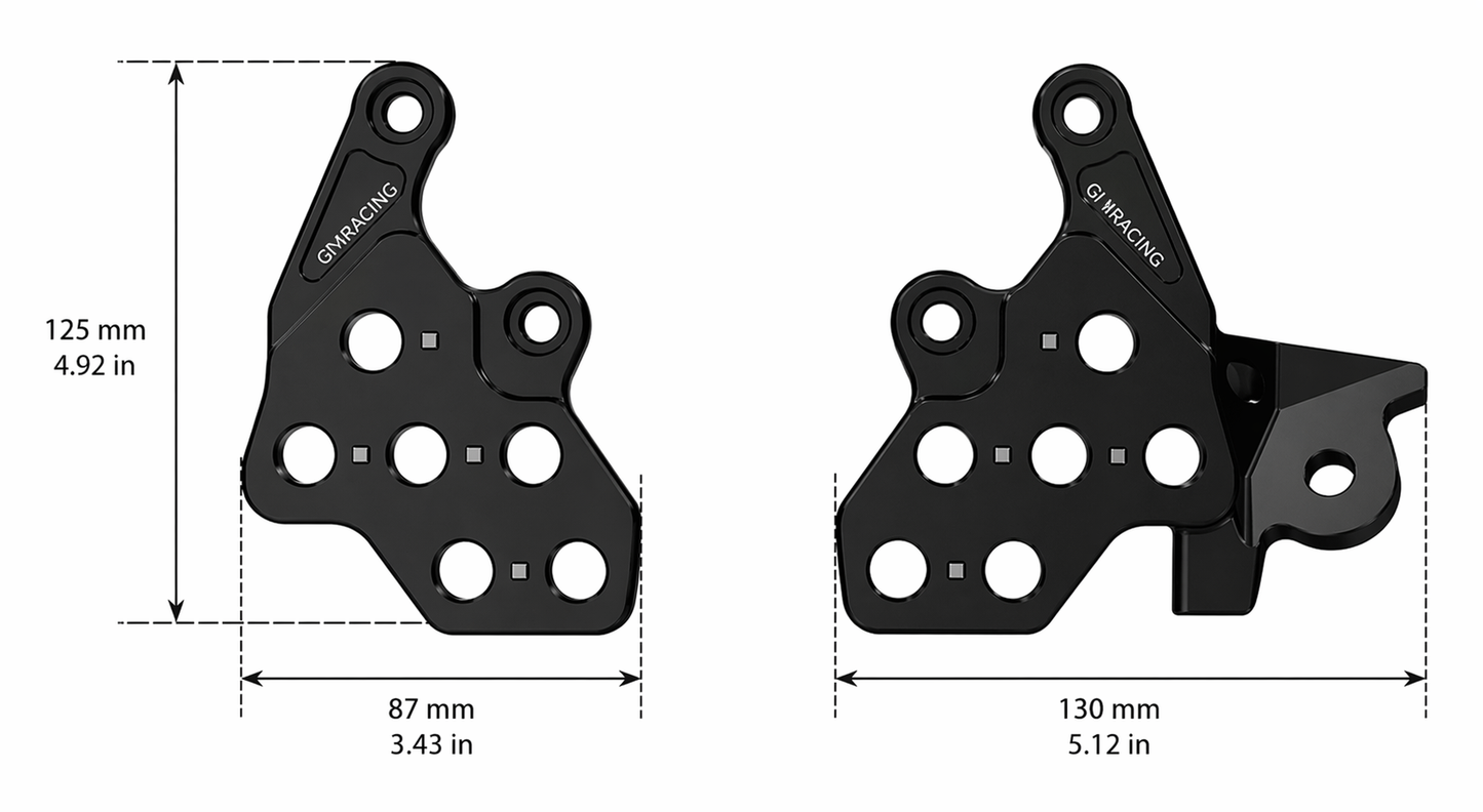 LBX Upgraded Footpegs Bracket
