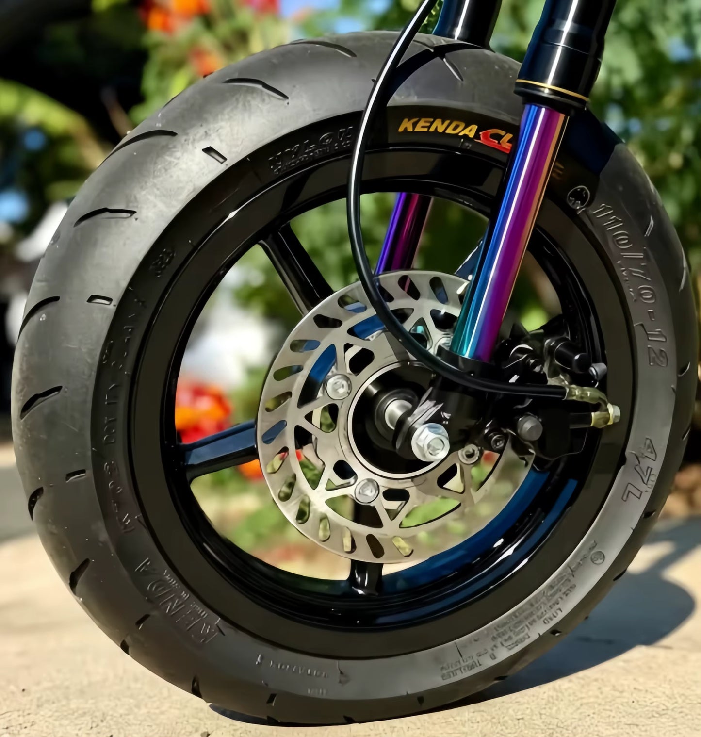 Yozma 12" Supermoto Wheel Set – Aluminum Rims & Supermoto Tires for Yozma IN10, Tuttio & More