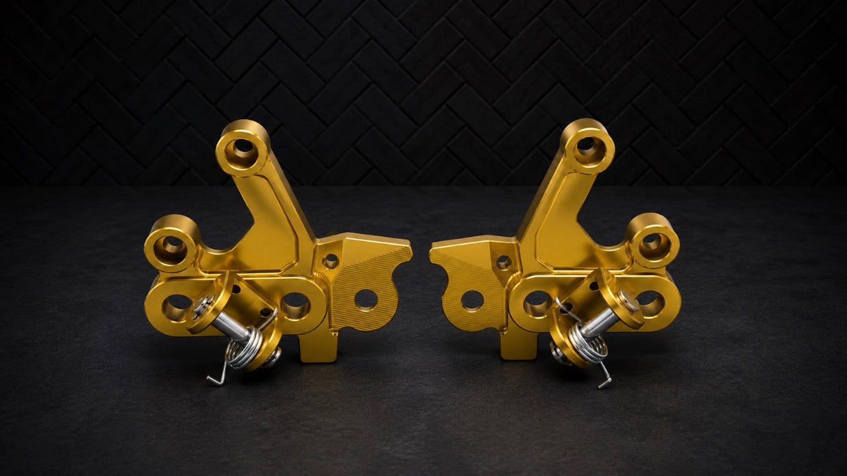 LBX CNC Footpeg Bracket Foot Rest Mount for Sur-Ron Light Bee X, Light Bee S & Segway X160/X260