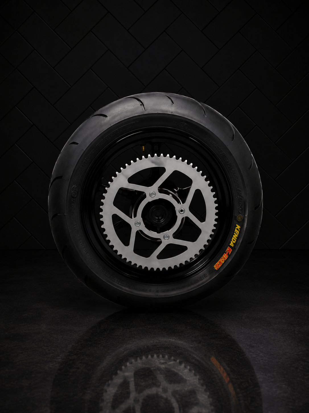 Yozma 12" Supermoto Wheel Set – Aluminum Rims & Supermoto Tires for Yozma IN10, Tuttio & More